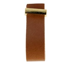 Camel Color Faux Leather Pull Knob Online